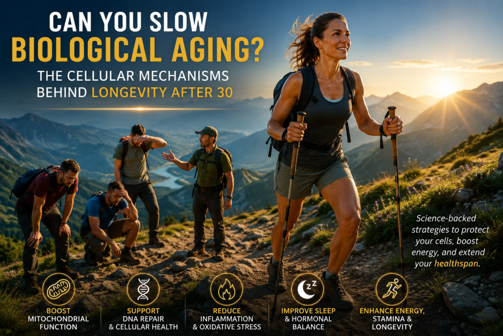 Can You Slow Biological Aging After 30? The Cellular Mechanisms Behind Longevity After 30