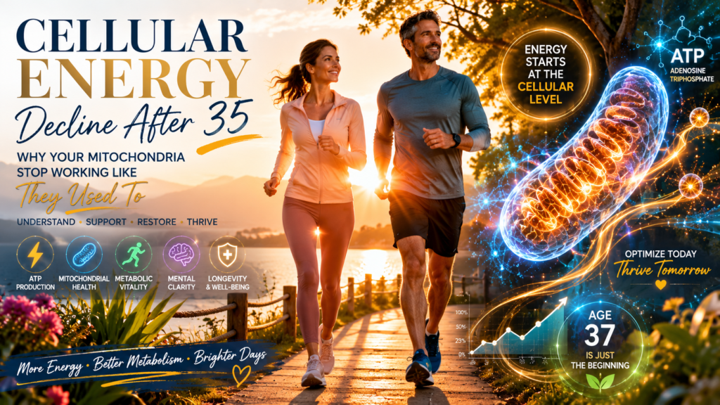 Cellular Energy Decline After 35: Why Your Mitochondria Stop Working Like They Used To